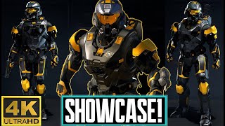 New Halo Infinite HCS Spacestation Gaming Armor Set Showcase In First And Third Person View In Game [upl. by Lynett817]