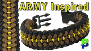 ARMY Inspired  Sanctified Paracord Bracelet DIY  BoredParacordcom [upl. by Odrude480]