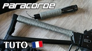 Tuto tressage paracorde sur crosse de fusil [upl. by Gavini]