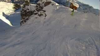 GoPro Hero 3 Edit Grand Couloir Courchevel [upl. by Santana632]