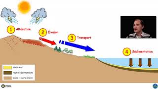 Le cycle des roches sédimentaires par Yann Hautevelle [upl. by Ellehcyt504]
