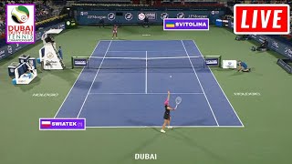 Swiatek vs Svitolina Live Streaming  Dubai Championships  Elina Svitolina vs Iga Swiatek Live [upl. by Swisher454]