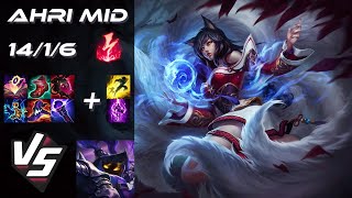 MID Ahri vs Veigar  EU Master Patch 1419 [upl. by Notreve507]