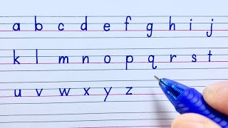 English writing small letters a  z  English handwriting small letter abcd  English alphabets [upl. by Davida]