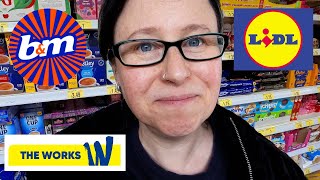 SHOP with ME  THE WORKS  BampM BARGAINS  LIDL [upl. by Mickelson]