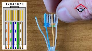 montage connecteur rj45 sans outil [upl. by Enahpad]