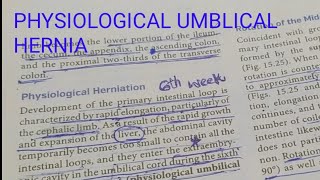 physiological herniation [upl. by Frolick]