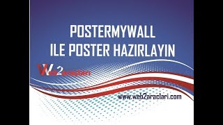 postermywall ile poster yapma [upl. by Armalda]