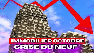 IMMOBILIER Octobre 2024 📉 Marché du NEUF Locatif Saturé et Transaction dans lancien en hausse [upl. by Ahsinnek]