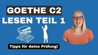 Goethe C2 Lesen Teil 1 [upl. by Erine888]