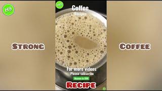 Coffee Recipe ☕️🫖shorts [upl. by Airemat]