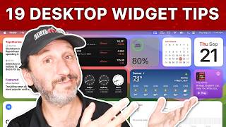 19 Tips For Using Desktop Widgets On Your Mac [upl. by Sucam]