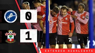 EXTENDED HIGHLIGHTS Millwall 01 Southampton  Championship [upl. by Ennairac]