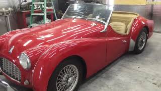 Triumph TR3 Restoration 1 [upl. by Airdnalahs]