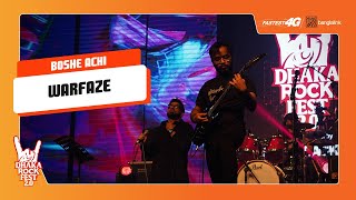 Boshe Achi  Warfaze  Banglalink Fastest 4G presents Dhaka Rock Fest 20 [upl. by Nulubez]