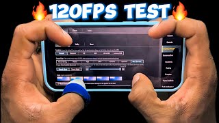 TEST PUBG IPHONE 14 PRO  120FPS  IN 2024 🔥😱 pubgmobile testpubg gameplay handcamtest bgmi [upl. by Nawrocki376]