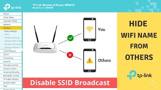 Hide Your WiFi Network Name SSID in TPLink Router [upl. by Hedi634]