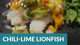 Chili Lime Lionfish Recipe [upl. by Rosco]