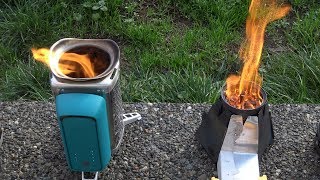 BioLite CookStove vs Vargo Titanium Turbo Wood Gas Stove [upl. by Standice]