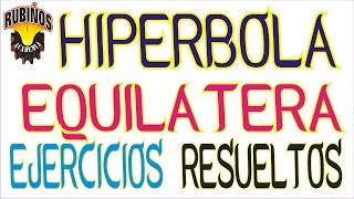 hipérbola equilátera  preguntas resueltas de geometría analítica [upl. by Aizek]