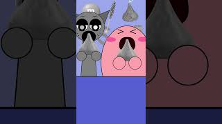 KIRBY VS GREY INCREDIBOX SPRUNKI  GREY EMOTICON FOOD MUKBANG  KIRBY ANIMATION [upl. by Bellis]