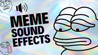 Popular Meme Sound Effects Pack for Editing  Free Download  No Copyright [upl. by Aicina]