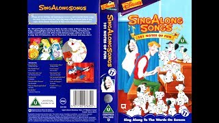 Sing Along Songs  101 Notes of Fun UK VHS 1995 [upl. by Adnak]