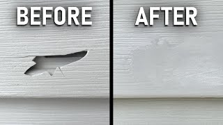 Fix Vinyl Siding Cracks Fast  Best Method [upl. by Calica]