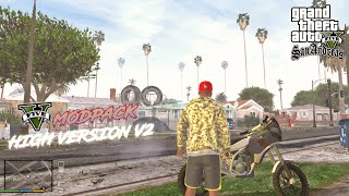 GTA V STYLE MOD PACK V2 FOR GTA SA ANDROID⁠  Fully Remastered Modpack For GTA SA Android  2024 [upl. by Alimat]