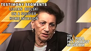 Testimony Segments Lillian Bielski on a Soldier Home Invasion  The Florida Holocaust Museum [upl. by Gosser]