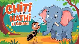 Choti Chiti Aur Bada Hathi Ki Kahani  Jungle Ki Moral Story  Hindi Kahaniya For Kids  Laxtoon [upl. by Biles475]