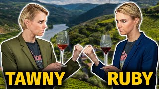 TAWNY vs RUBY Port Wines Comparing amp Tasting DOURO Valley Iconic Styles [upl. by Nereil839]