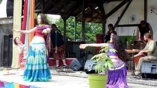 Barefoot Truth Belly Dancers improv performance at Harry Browns Farm [upl. by Fe]