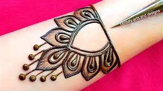 New stylish beautiful mehndi design  easy mehndi design  mehndi ka design  mehndi design  mehndi [upl. by Dun248]