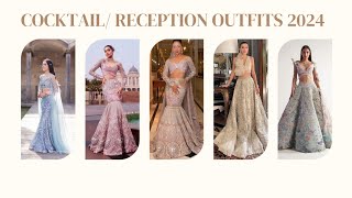 Latest Reception Cocktail outfitsLatest designer collection 202425cocktail receptionfashion [upl. by Ellac344]