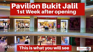 Pavilion Bukit Jalil  one week after the official opening on 3122021 what you will expect [upl. by Htidirrem]