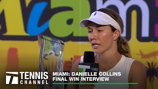 Danielle Collins Talks About What Her Miami Open Title Means  Miami Open Final [upl. by Euhc]