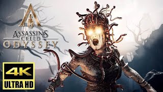 4K Assassins Creed Odyssey  MEDUSA Boss Fight Gameplay  UHD ✔ [upl. by Hardunn379]