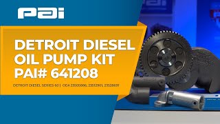 Detroit Diesel Series 60 Oil Pump Kit PAI 641208  OEM 23505886 23512901 23528691 [upl. by Euqinot]