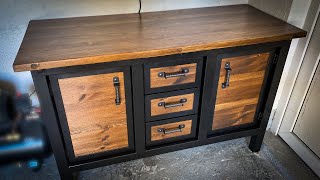 Ultimate Workbench Build Steel amp Wood [upl. by Ellenej]