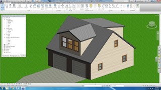 Drawing a Dormer in Revit [upl. by Enyrb529]