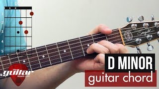 How to play the D minor chord  Beginner guitar lesson [upl. by Adnohsek310]