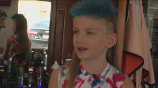 Idaho mullet kid enters national mullet championship [upl. by Levana760]