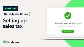 How to set up sales tax in QuickBooks Online [upl. by Weinberg]