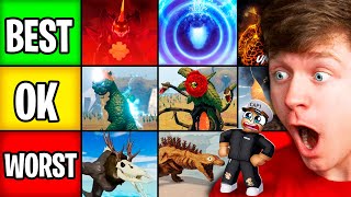 Ranking EVERY KAIJU in KAIJU UNIVERSE in ROBLOX [upl. by Woodcock]