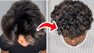 My Natural Wavy to Curly Hair Routine [upl. by Maddie579]