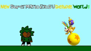 New Super Mario Bros U Deluxe World 1 [upl. by Ygief]