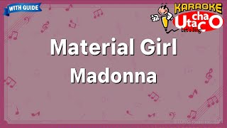 Material Girl – Madonna Karaoke with guide [upl. by Navert]