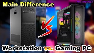 Difference Between a Workstation and a Gaming PC [upl. by Eiro741]