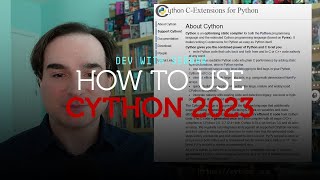 How to use Cython to speed up Python [upl. by Atener355]